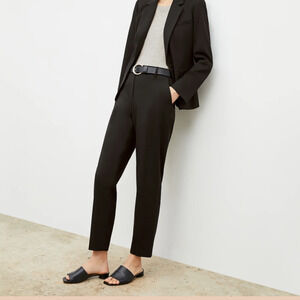 M.M. Lafleur Women's The Mejia Pants in black Washable wool twill sz 2